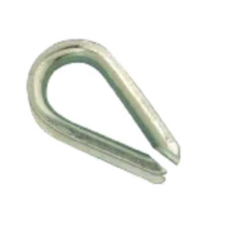 Campbell Chain & Fittings Campbell Galvanized Zinc Wire Rope Thimble 5/8 in. L T7670669